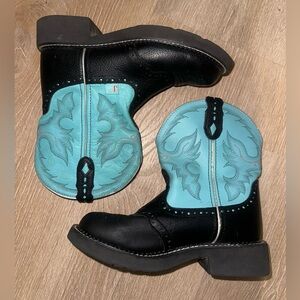 Ladies Justin Gypsy Gemma Tiffany Blue Boots